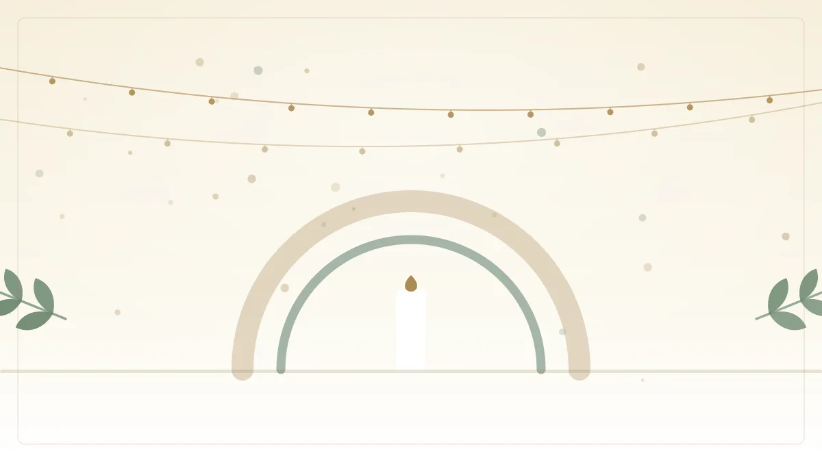 Budgetfreundliche Tischdekoration für die Hochzeit — Illustration